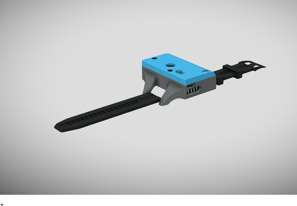 AVL wearable device closed CAD render