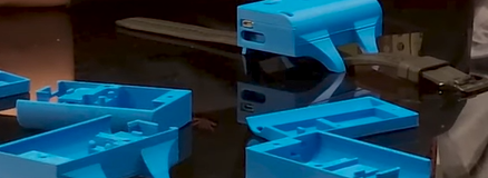 AVL 3D-printed enclosure parts