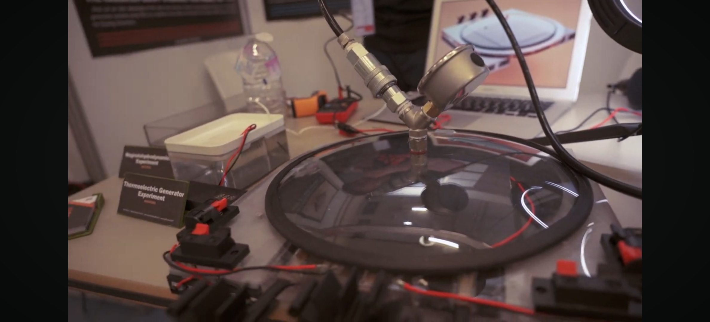 Solar-thermoelectric experiment at EUCYS