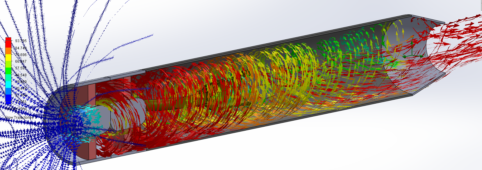 CFD simulation of jet engine